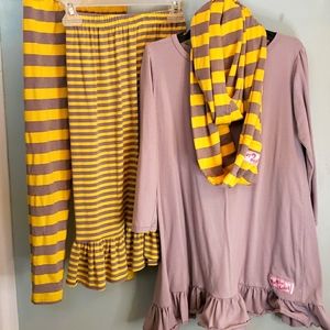 Girls 4 piece outfit